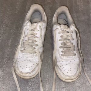 white nike air forces